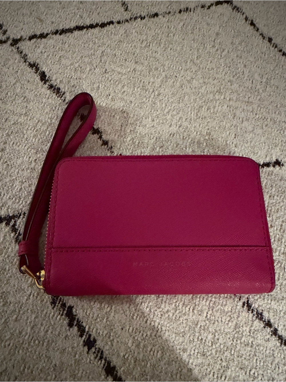 Marc Jacobs Magenta Wristlet Clutch